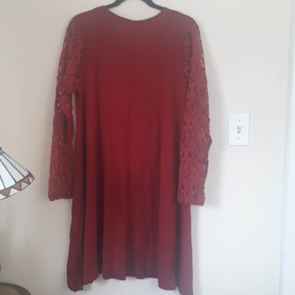 Milly Penzance Lace Sleeve V Neck Dress - Picture 6 of 11